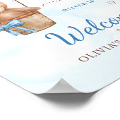 Poster We Can Bearly Wait Baby Shower Welcome Sign (Coin)