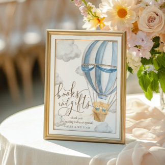 Poster We Can Bearly Wait Books and Gifts Baby Shower