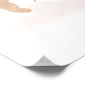 Poster We Can Bearly Wait Boy Baby Shower Welcome Sign (Coin)