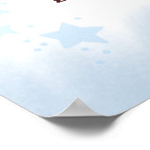 Poster We Can Berly Wait Teddy Bear Baby Shower Welcome  (Coin)