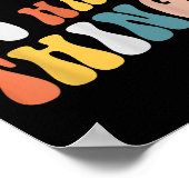 Poster We Can Do Hard Things Motivational Teacher Wavy  (Coin)