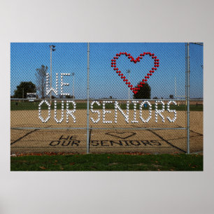 Poster We Love Our Seniors color photo