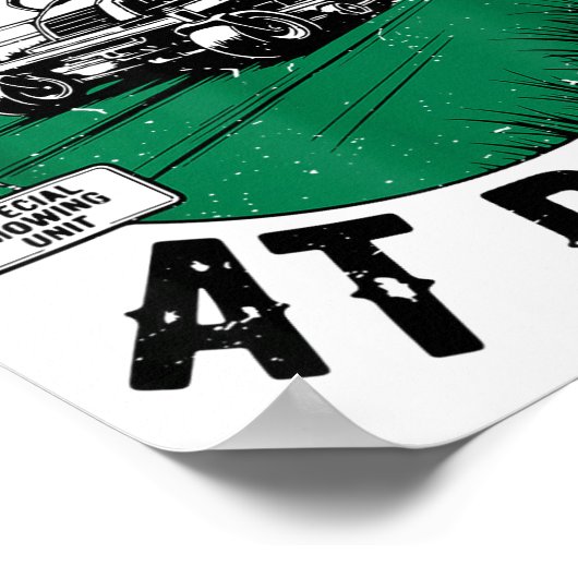 Poster We Ride At Dawn Lawn Mower Zero-turn Funny Dad Mow (Coin)