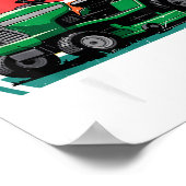 Poster We Ride At Dawn Riding Lawn Mower Toddler Funny Mo (Coin)