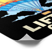 Poster We Rise By Lifting Others Insrational Hot Air Ball (Coin)