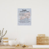Poster We the People, Preamble US Constitution Classroom (Cuisine)