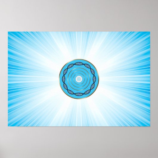 Poster Wealth and happiness manifestation art for (Devant)