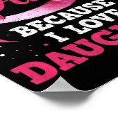 Poster Wear Pink I Love My Daughter (Coin)