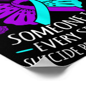 Poster Wear Teal And Purple Happy Suicide Awareness Sup (Coin)