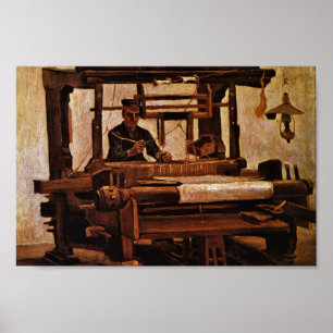 Poster Weaver Au Loom Par Vincent Van Gogh