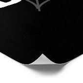 Poster Web Designer Funny Spider Pun Dark BG (Coin)