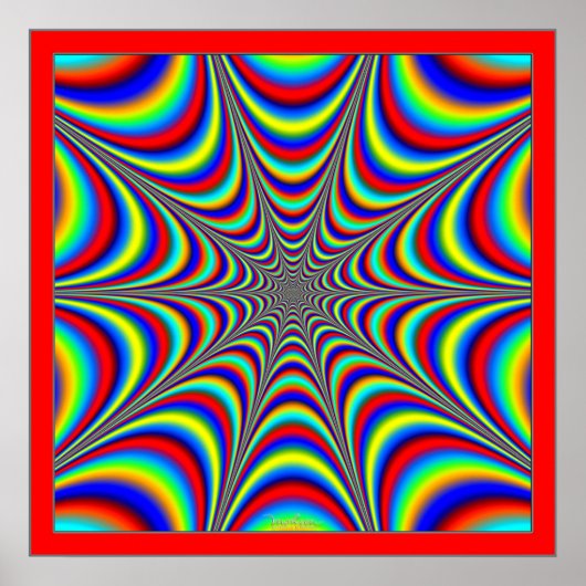 Poster Web Fractal Spider (Devant)