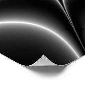 Poster Web Star en noir et blanc (Coin)