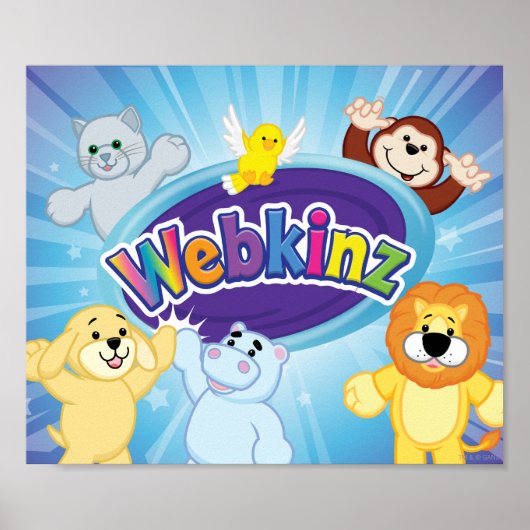 Poster Webkinz : Entrez et jouez (Devant)