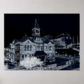 Poster Webster House et Kauffman Centre (Devant)