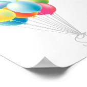 Poster Wedding Balloons Bunch (Coin)