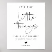 Poster Wedding Bathroom Basket Sign (Devant)