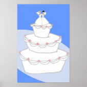 Poster Wedding Cake Two Brides (Devant)