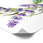 Poster Wedding lavender lemons welcome (Coin)