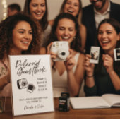 Poster Wedding Polaroid Photo Guest Book