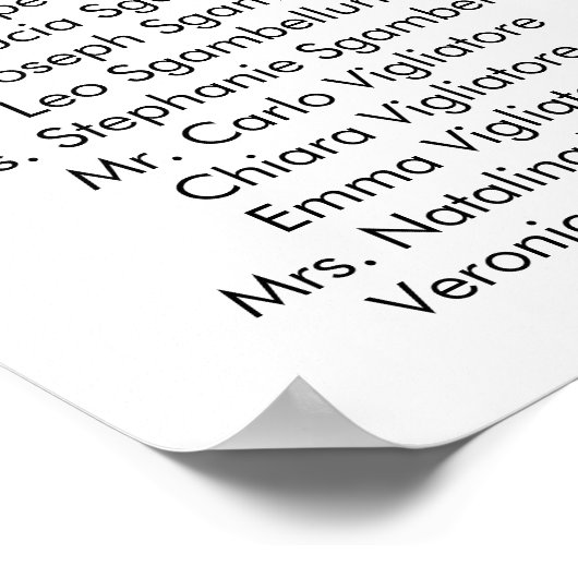 Poster Wedding Seating Chart with World Map (Coin)