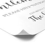 Poster Wedding Sign – Bathroom Basket Floral Sign (Coin)