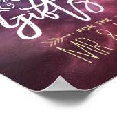 Poster Wedding Sign Cards Gifts Star Galaxy Constellation (Coin)