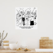 Poster Wedding Vows - I Do As the Final Answer (Cuisine)