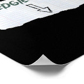 Poster Wedgie Me Drôle À Dire Avec Bande Et Flèche Guidel (Coin)