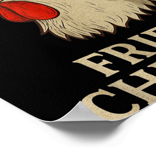 Poster Weed Meme Funny Fried Chicken Smoking  (Coin)