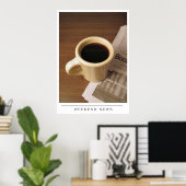 Poster Week-end News - Envoyer Coffee Art (Bureau à domicile)