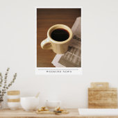 Poster Week-end News - Envoyer Coffee Art (Cuisine)