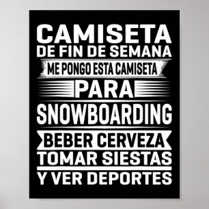 Poster Week-end Snowboard
