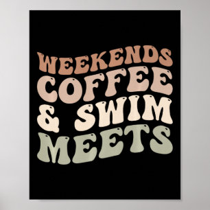 Poster Week-ends Café Et Baignade Rencontre Un Amoureux D