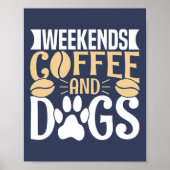 Poster Week-ends Café et Chiens (Devant)