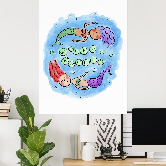 Poster Weeki Wachee (Bureau à domicile)