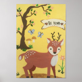 poster "Wees aardig"