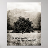 Poster-Wees stil en weet dat ik God ben Poster (Voorkant)