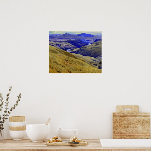 Poster Weetangera Canberra Australie Elioth Gruner1937 (Cuisine)