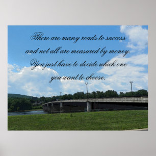 Poster weg naar succes