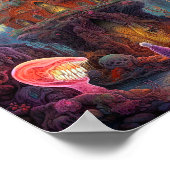 Poster Weight Déplaisant House Surreal Art (Coin)