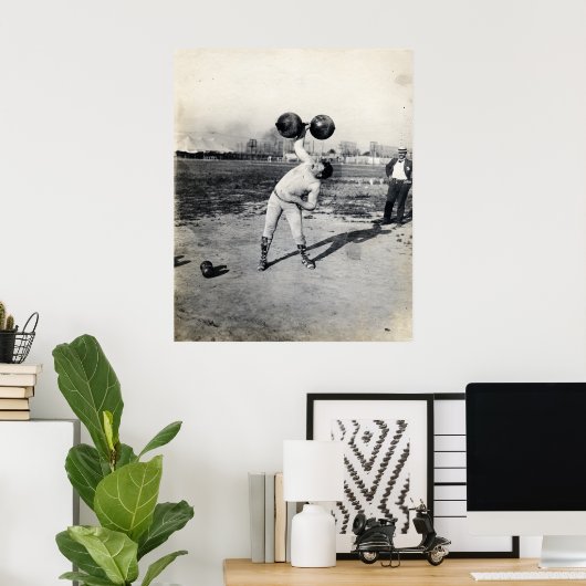 Poster Weightlifting (Bureau à domicile)