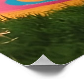 Poster Weimaraner Hippie séance de méditation Jardin Zen (Coin)