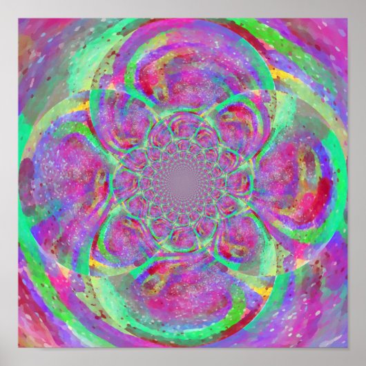 Poster Weird art, cool vibes art print (Devant)