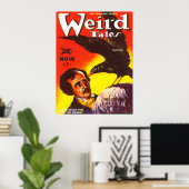 Poster WEIRD TALES Cool Magazine Pulp Vintage Couverture  (Bureau à domicile)