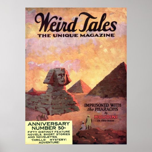 Poster Weird Tales Magazine MAI 1924 (Devant)