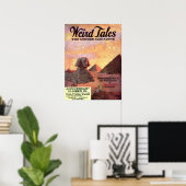 Poster Weird Tales Magazine MAI 1924 (Bureau à domicile)