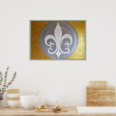 Poster "Weiße Lilie" (Keuken)