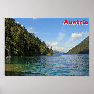 Poster Weissensee, Autriche