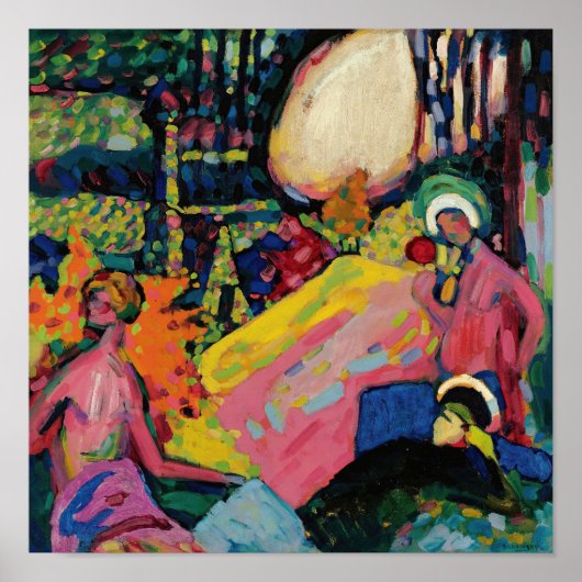 Poster Weisser Klang | Kandinsky (Devant)